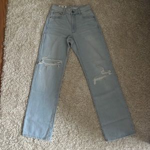 garage straight jeans